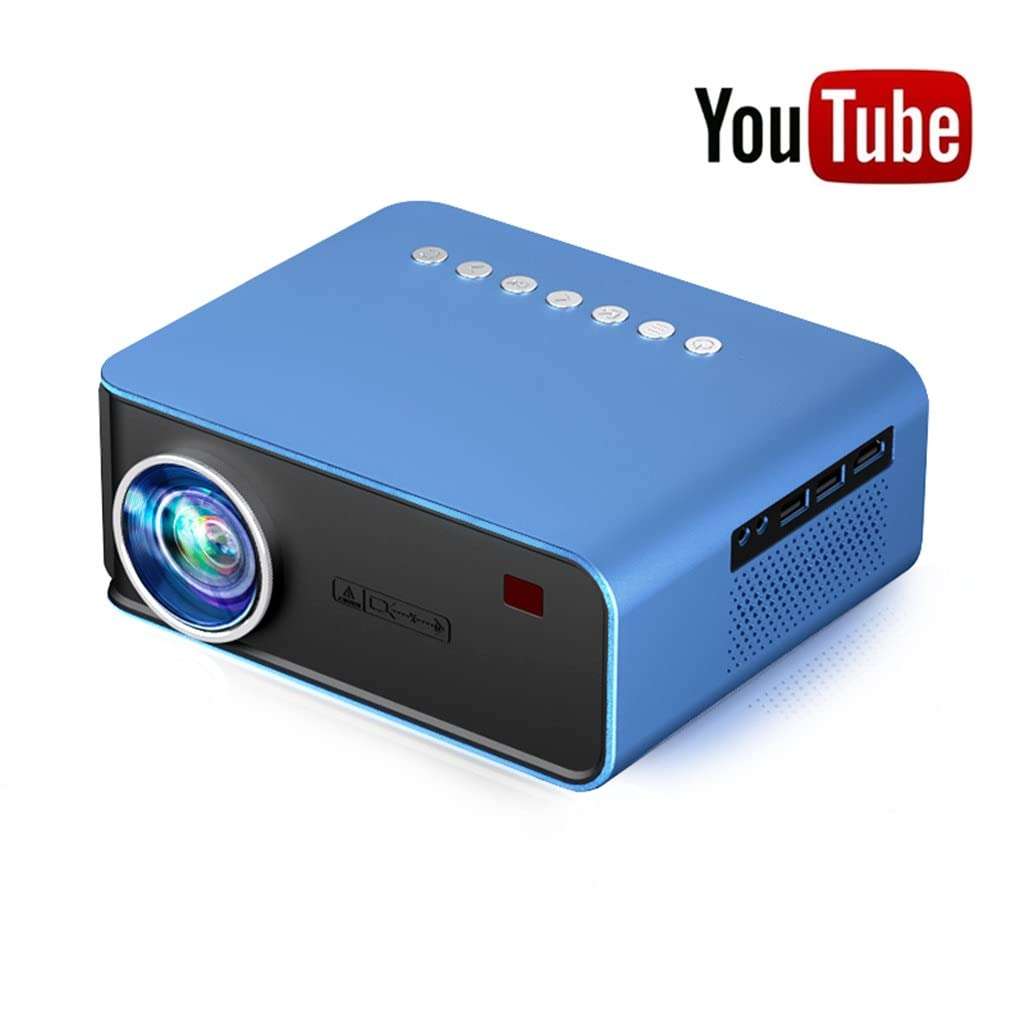 yIXAGLPU T4 Mini Projector 3600 Lumens Support Full 1080P LED Proyector Big Screen Portable Home Theater Smart Video Beamer (Color : D) (E) 3