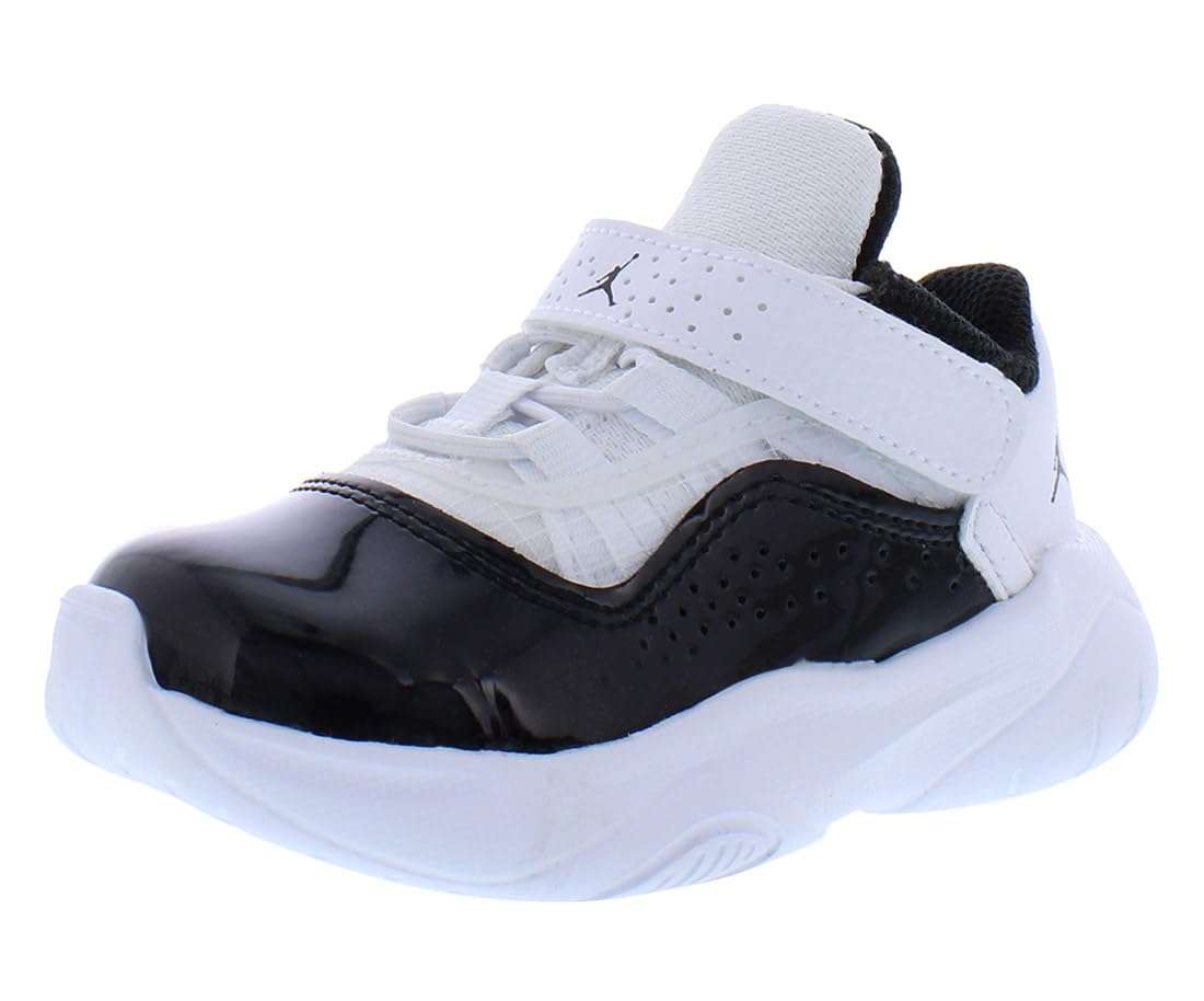 Nike Jordan 11 CMFT Low Infant/Toddler Shoes Size 10, Color: White/Black/University Red 1