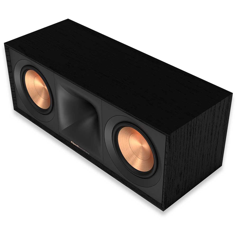 Klipsch Reference Next-Generation R-50C Horn-Loaded Center Channel Speakers for Crystal-Clear Home Theater Dialogue in Black 1