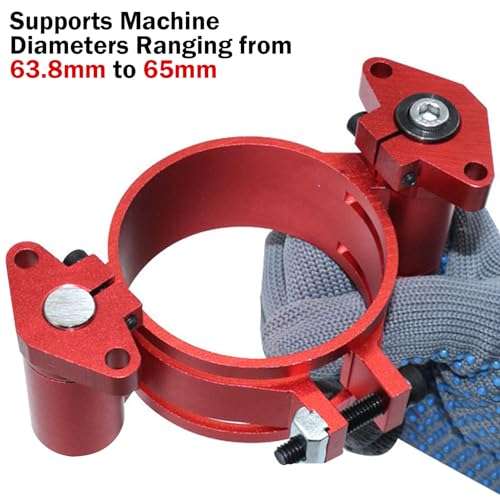 Router Table for S8-2 Model, Router Lift Dynamic Lifting System Kit Table Saw Insert Base Plate Aluminium Inverted Plate Router Table Insert Plate Router Lifts for Woodworking(Black) 3