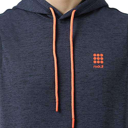 ROCK.IT Men's Plain Active Base Layer Shirt (2190100401-1_Navy 44) 5