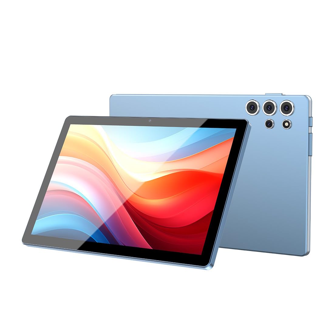 IKALL N20 Plus 4G Tablet (10-Inch HD Display, 4GB RAM, 64GB Storage, 6000mAh Battery, Wi-Fi + Voice Calling, Android, Blue) with Wireless Bluetooth Rechargeable Keyboard & Foldable Back Cover 3