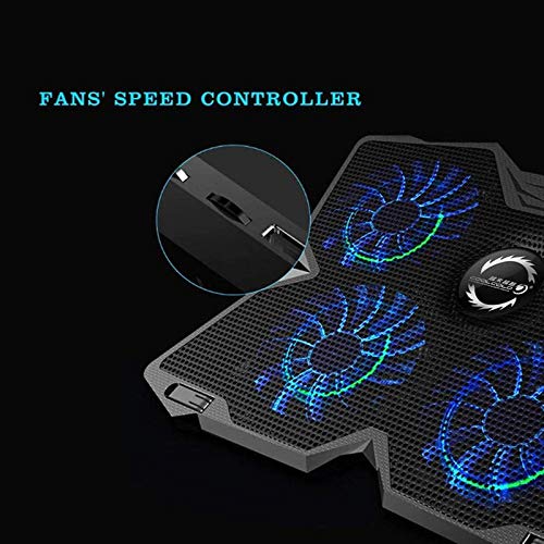 Dezful Heavy Duty [4 Fans] LED Cooling Pad [Suitable for Upto 17 Inch Laptops] 5