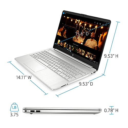 HP 15.6" Full HD Premium Laptop, AMD Ryzen 5-5500u Processor, 8GB DDR4, 256GB SSD, 802.11ac, Bluetooth, HDMI, Windows 10, W/Silmarils Accessories 4