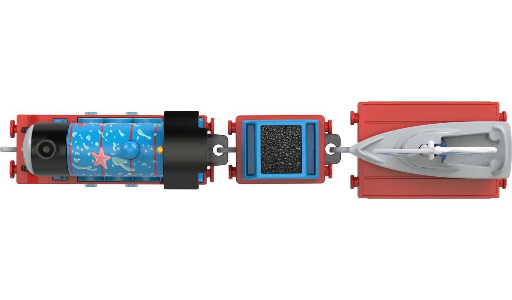 Thomas & Friends Diecast Toy Train Gordon Sets Sail Push-Along Engine with Boat Cargo for Preschool Kids Ages 3+ Years 6