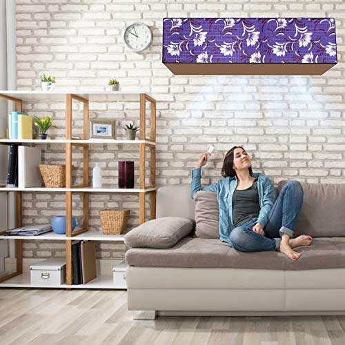 Jm Homefurnishings Polycarbonate Water & Dustproof Split Ac Cover for Samsung 1.5 Ton 3 Star Inverter, Ar18rv3hfwk, Beige (Color09) 2