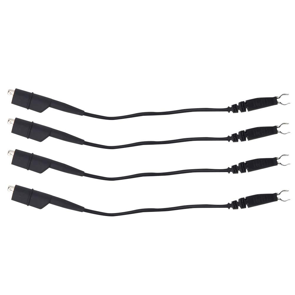 Oumefar 4Pcs Oscilloscope Probe Ground Wire Cable Professional High Presision Oscilloscope Probe Ground Parts with Clip Oscilloscope Accessories Kit 5