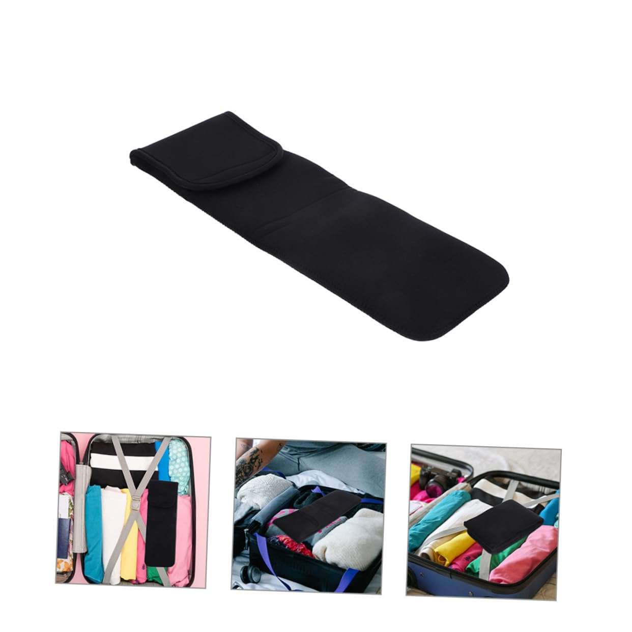 FRCOLOR 2pcs Hair Straightener Protective Cover Curling Iron Hair Curlers Hair Straightener Organizer Hair Curler Pouch Curls Travel Case Storage Bag Protective Case Bracket Neoprene 4