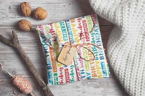 Accuprints Gift Wrapping Paper Pack Of 5|Design Birthday Print |Size 20 x 30 inch 3