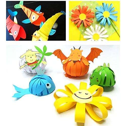 Color Point 100 Pieces A4 Color Paper (10 Sheets of Each Color) for Art and Craft/Printing Purpose Multi Color Paper Thin Paper 10 Colors Sent at Random 3