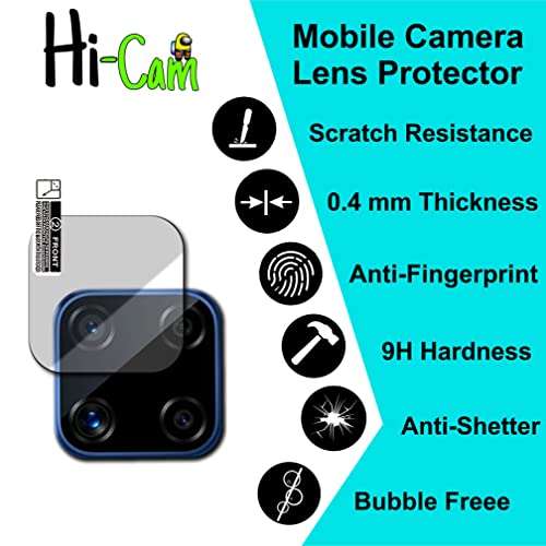 Realme C15 Camera Lens Protector its Protect from The Scratches .(Pack of 2) 2