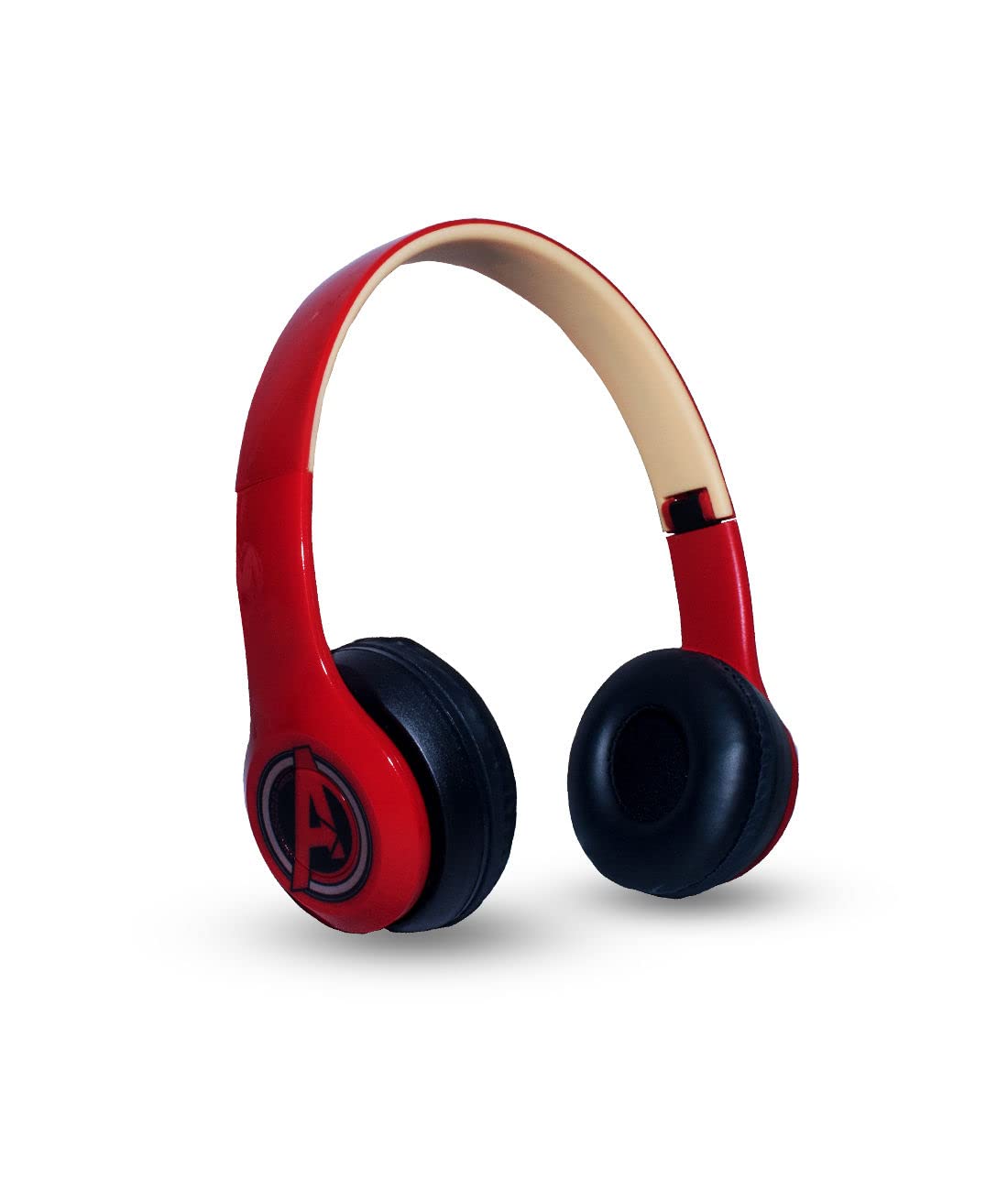 Macmerise Marvel Comics Avengers Wireless On Ear Headphones with 10 Hours Battery Music Controls Passive Noise Isolation Aux Cable Connectivity Mic Noise Cancellation & Hands Free Calling 6