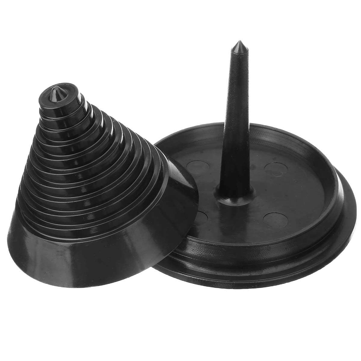 4 PCS Lawn Mower Blade Sharpener Universal Multi-Sharp Rotary Lawnmower Sharpen for Power Drill Hand Drill and Lawn Mower Blade Balancer 6