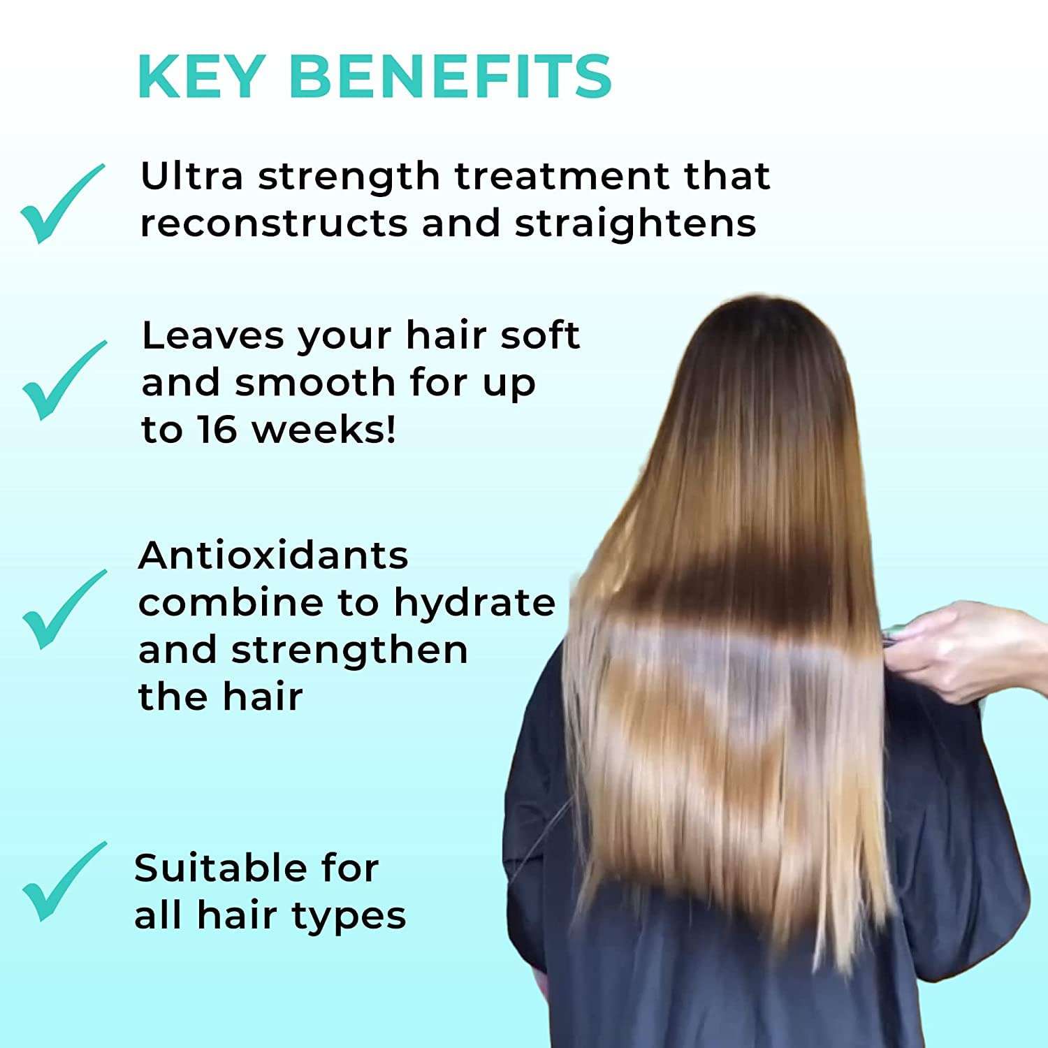 Kashmir Keratin Hair Biotex kit (33.8 fl oz) 1000 ml smoothing plus box of 10 ampuls 20 ml each total 200 ml 3