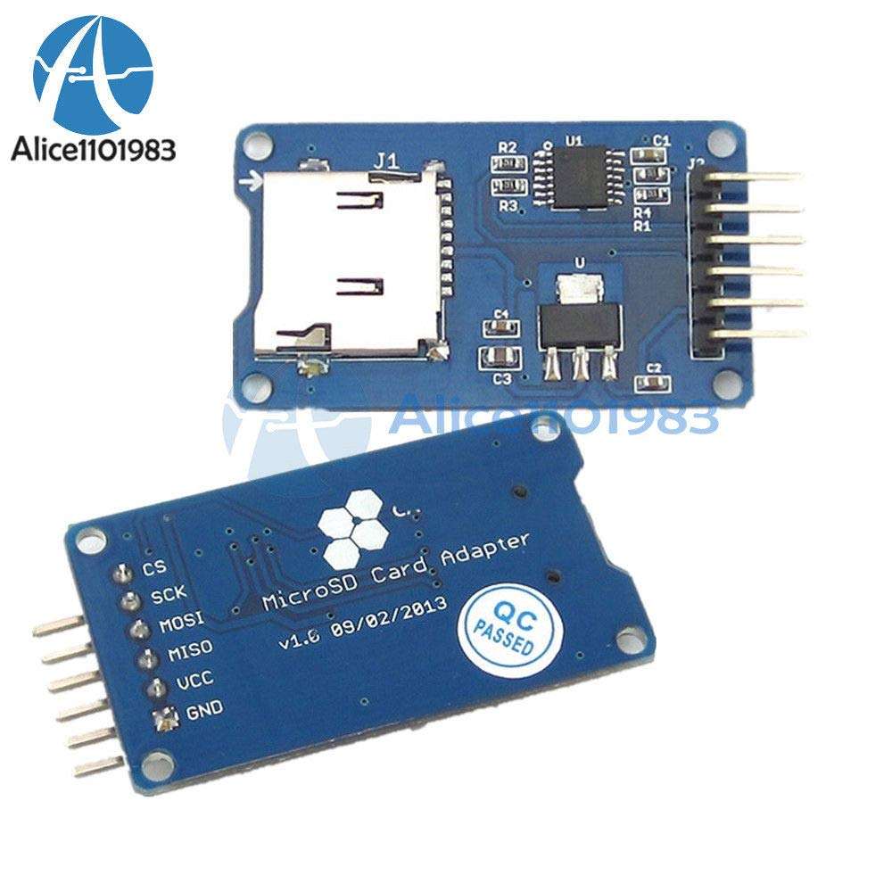 A2Z Quality Micro SD Storage Board Mciro SD TF Card Memory Card Reader Shield Module SPI For Arduino 3