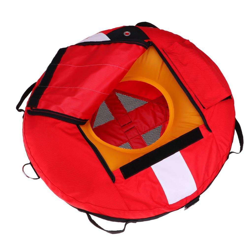 Calandis Freediving Buoy Inflatable Float for Diving, Spearfishing, Snorkeling Red 4