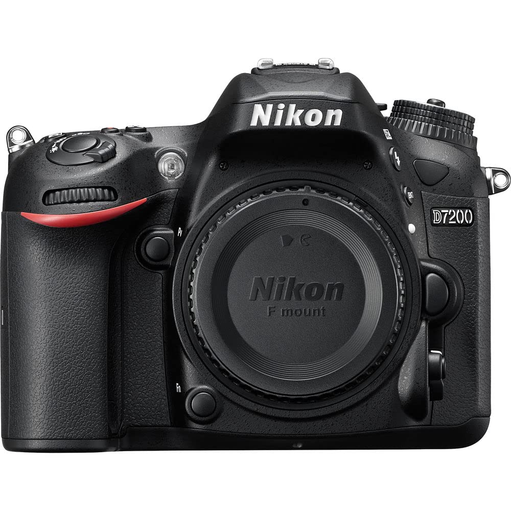 Nikon D7200 24.2 MP DX-Format Digital SLR Camera + EN-EL15C Battery + Extreme PRO 64GB Card + Photo Editing Software + Lens Cap AF-S DX NIKKOR 18-140mm f/3.5-5.6G ED VR Lens + More 3