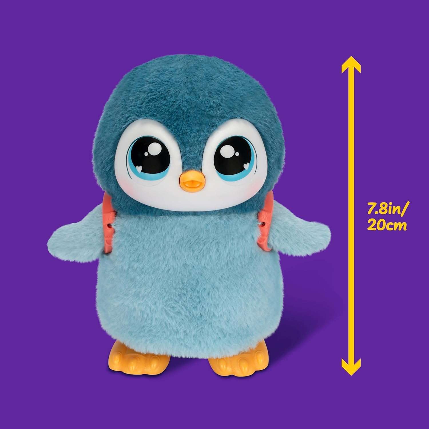 Little Live Pets Walking Penguin My Pet Waddles, Interactive Plush Penguin with 25+ Sounds and Detachable Leash, Toy Penguins for Kids of Ages 5+ 3