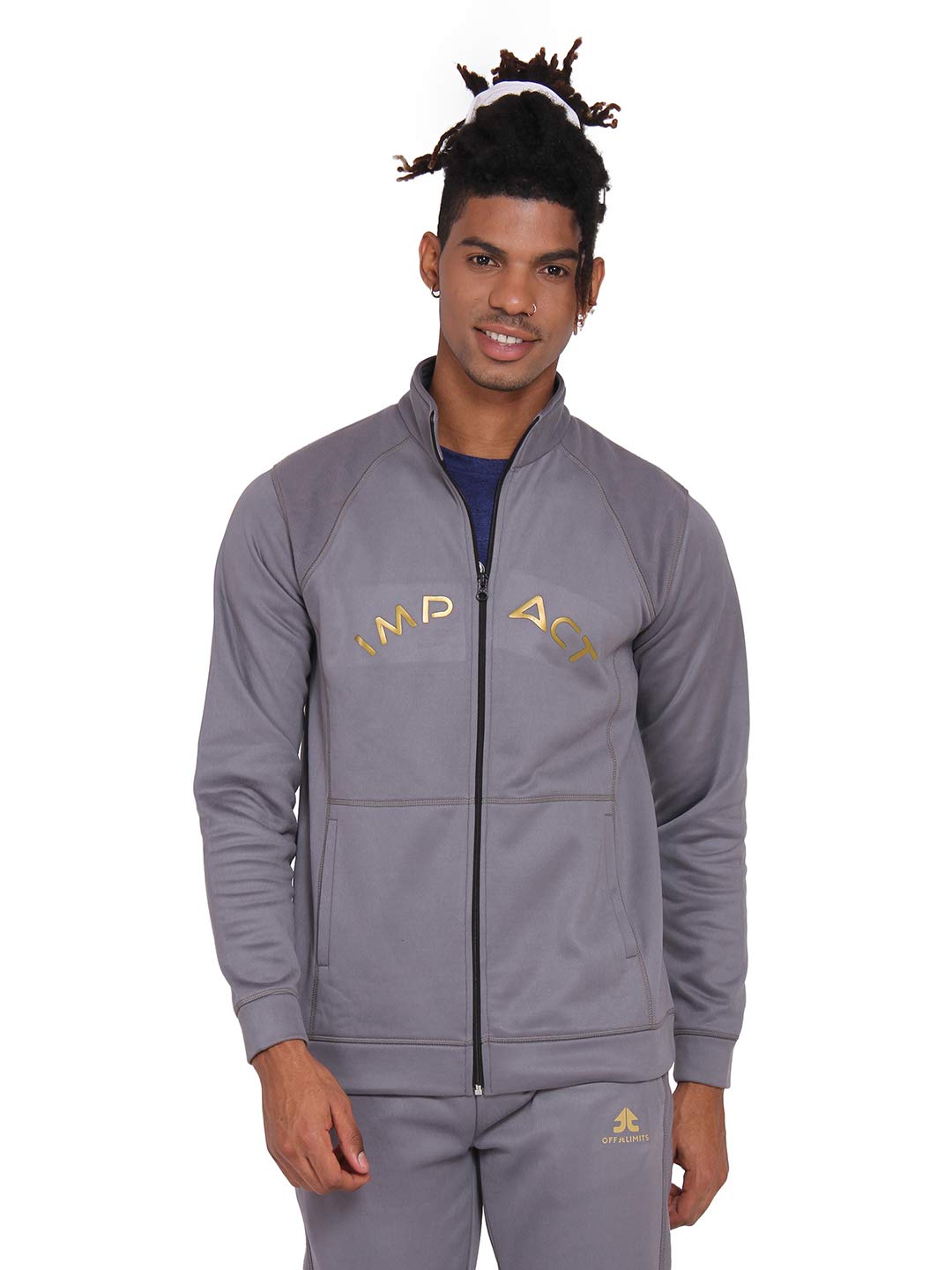 OFF LIMITS Men's Grey Jive Track Jacket