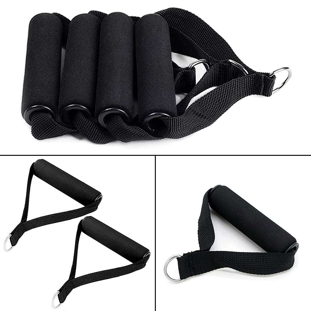 4PCS/1set Exercise Resistance Bands Handle Set, Workout Bands with Handles, Home Workouts Resistance Bands Handle Set for Men, Women, Indoor, Outdoor 6