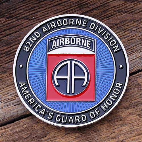 82nd U.S. Army Airborne Challenge Coin! Amazing Eighty Second US Army Custom Coin, 82nd Airborne Military Challenge Coin! Designed by Military Veterans! Officially Licensed Product! 6