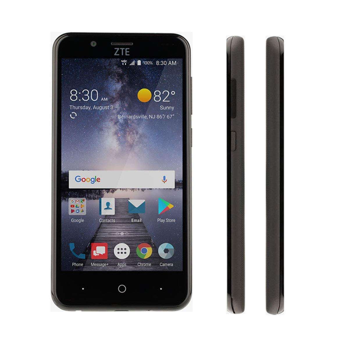 ZTE VZW-Z839PP Blade Vantage 5 16GB 1.1GHz 2GB Prepaid LTE Verizon Smartphone, Black, Carrier Locked to Verizon Prepaid 3