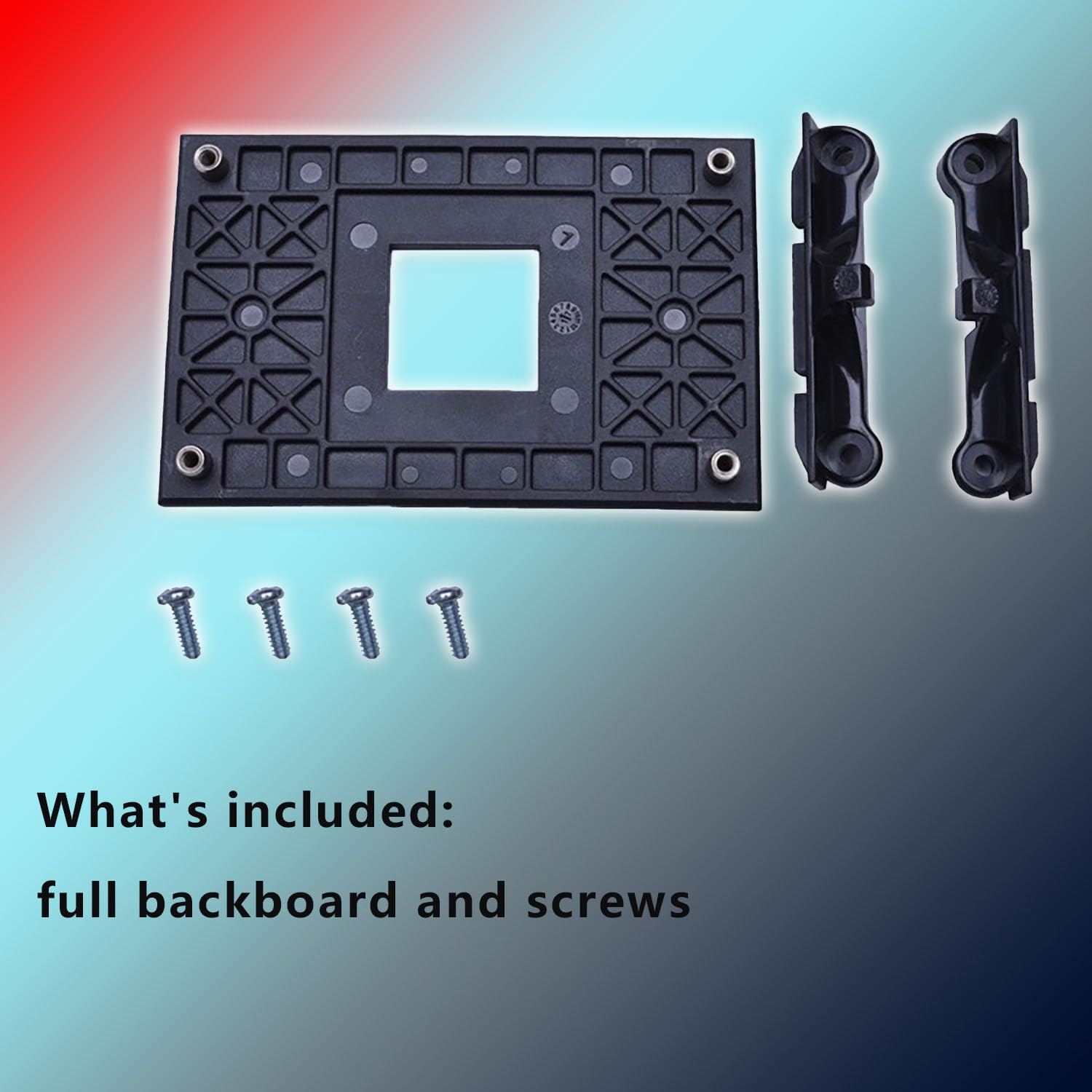 ECKDZMY AM4 CPU Heatsink Bracket,Socket Retention Mounting for Hook-Type Air-Cooled or Partially Water-Cooled Radiators, AMD CPU Fan Bracket Base for AM4 (B350 X370 A320) 4