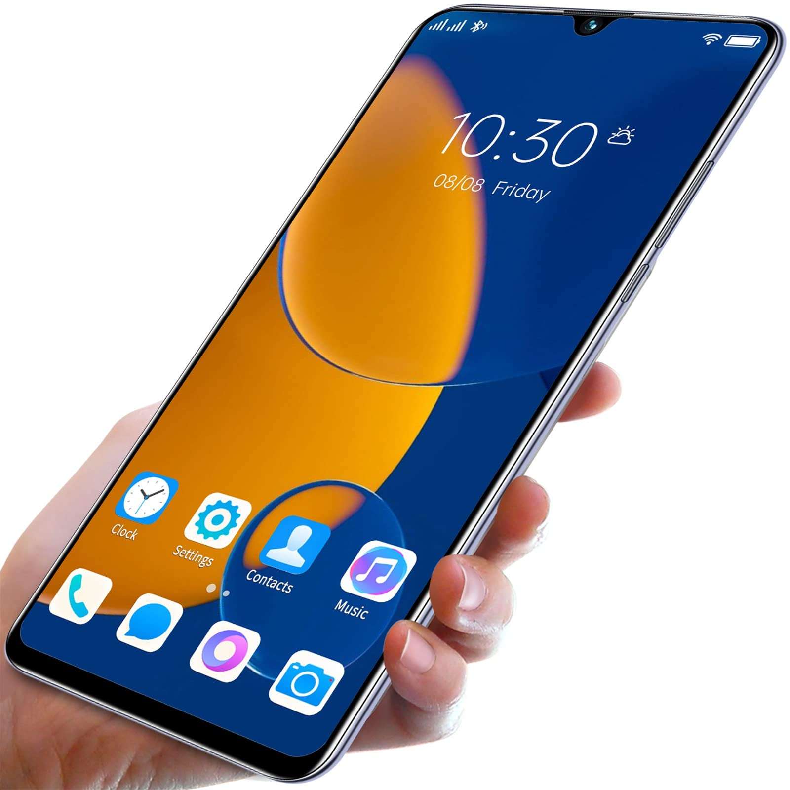 Unlocked Mobile Phones, Adnroid Smart Phone 6.53-inch HD Full Screen GPS Locator Phone, Dual SIM Unlocked Smartphones 2GB+16GB RAM, 2MP+8MP Mobile Cell Phone, 2400mAh Battery (Green) 3