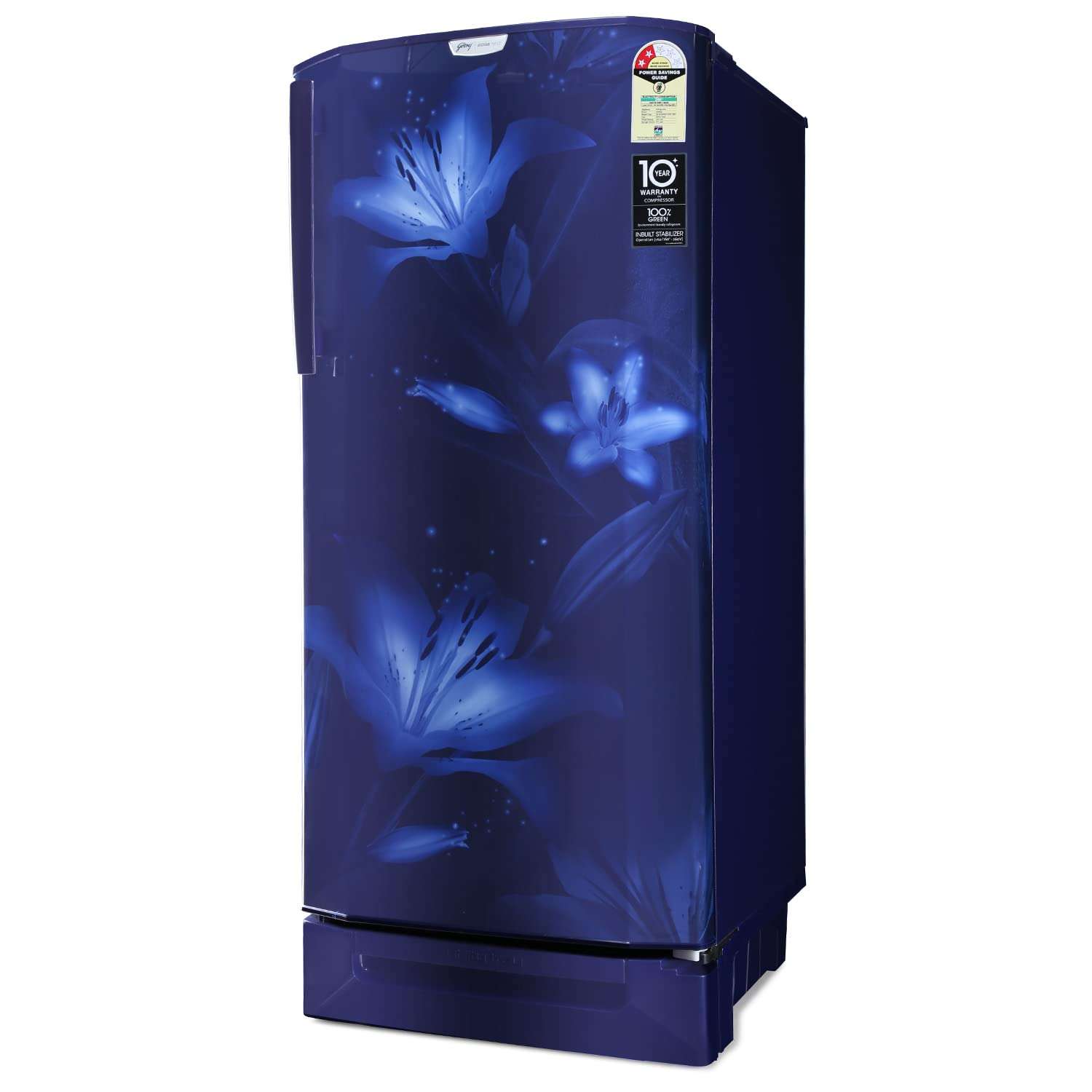 Godrej Edge 192 L 2 Star Direct Cool Single Door Refrigerator Appliance (RD EDGENEO 207B 23 TDF BH BL, Blush Blue, Turbo Cooling Technology, 2022 Model) 3