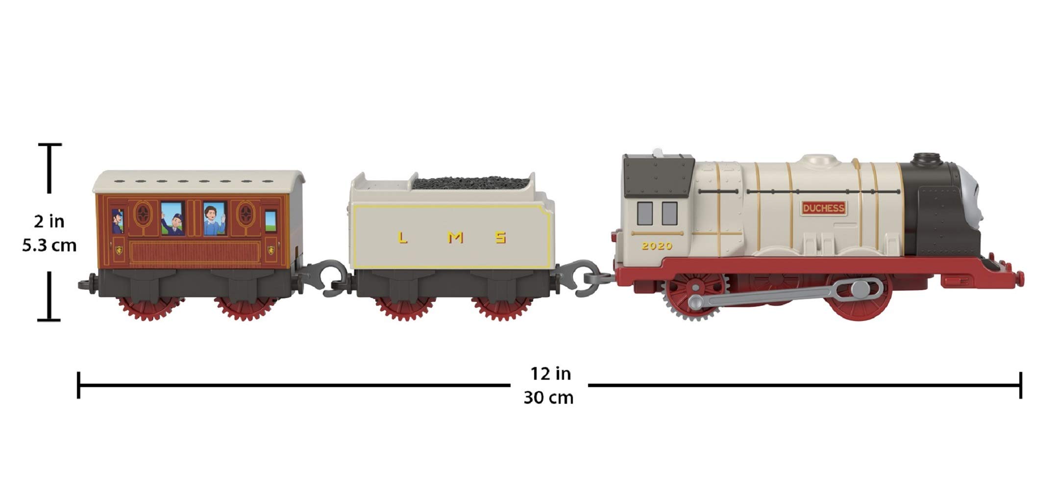 Thomas & Friends Duchess Battery Powered Motorized Toy Train Engine for Preschool Kids Ages 3 Years and up 3