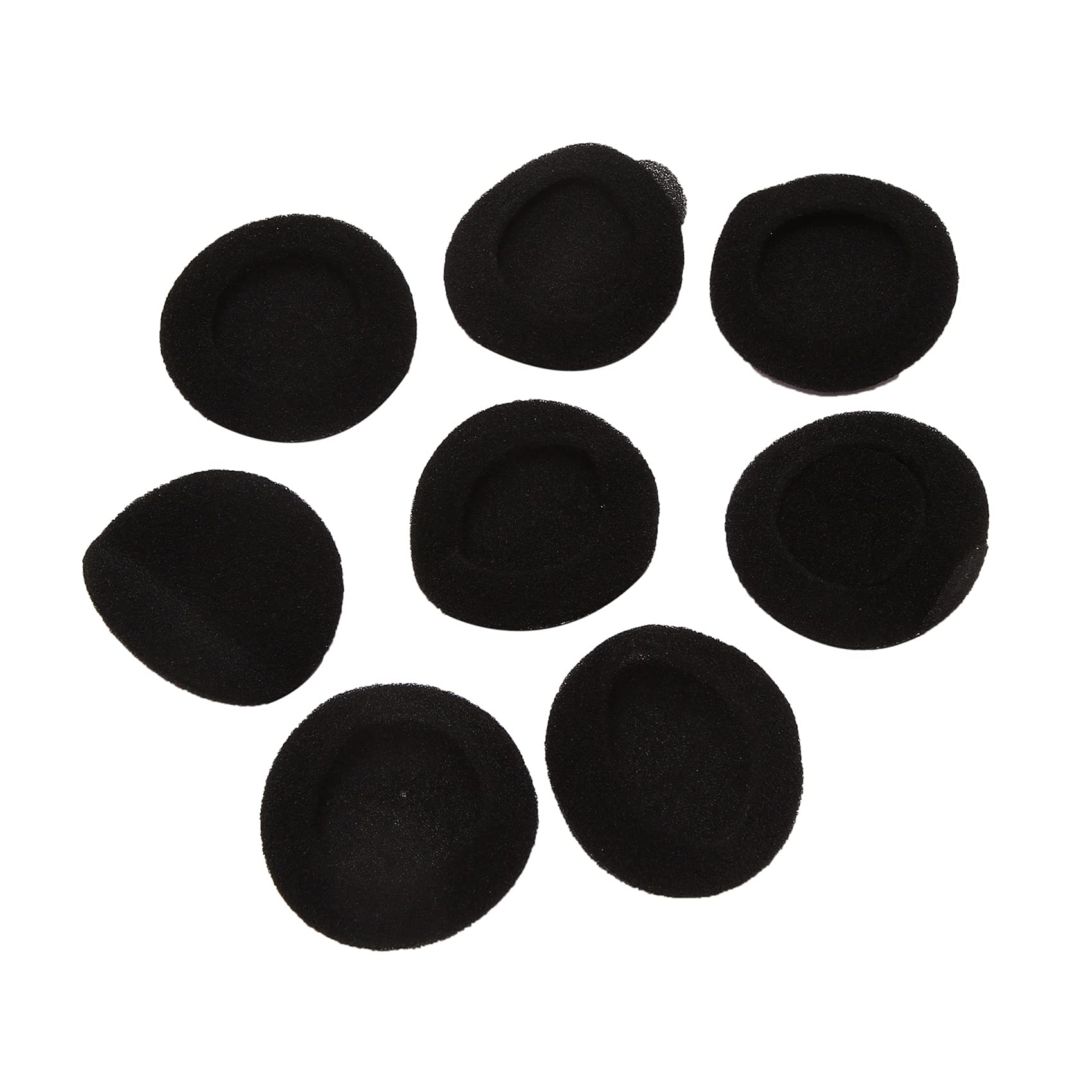 Beuiouer 4 Pair 55mm Replacement Earphone Pad Covers for Headset Headphone Black, 064333 6