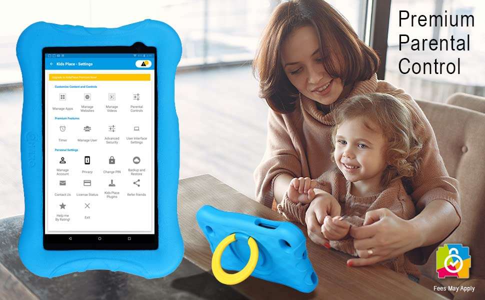 Contixo Kids Tablet V10+, 7-inch HD, Ages 3-7, Toddler Tablet with Camera, Parental Control, Android 10, 32GB, WiFi, Learning Tablet for Children with Teacher's Approved Apps and Kid-Proof Case, Blue 6
