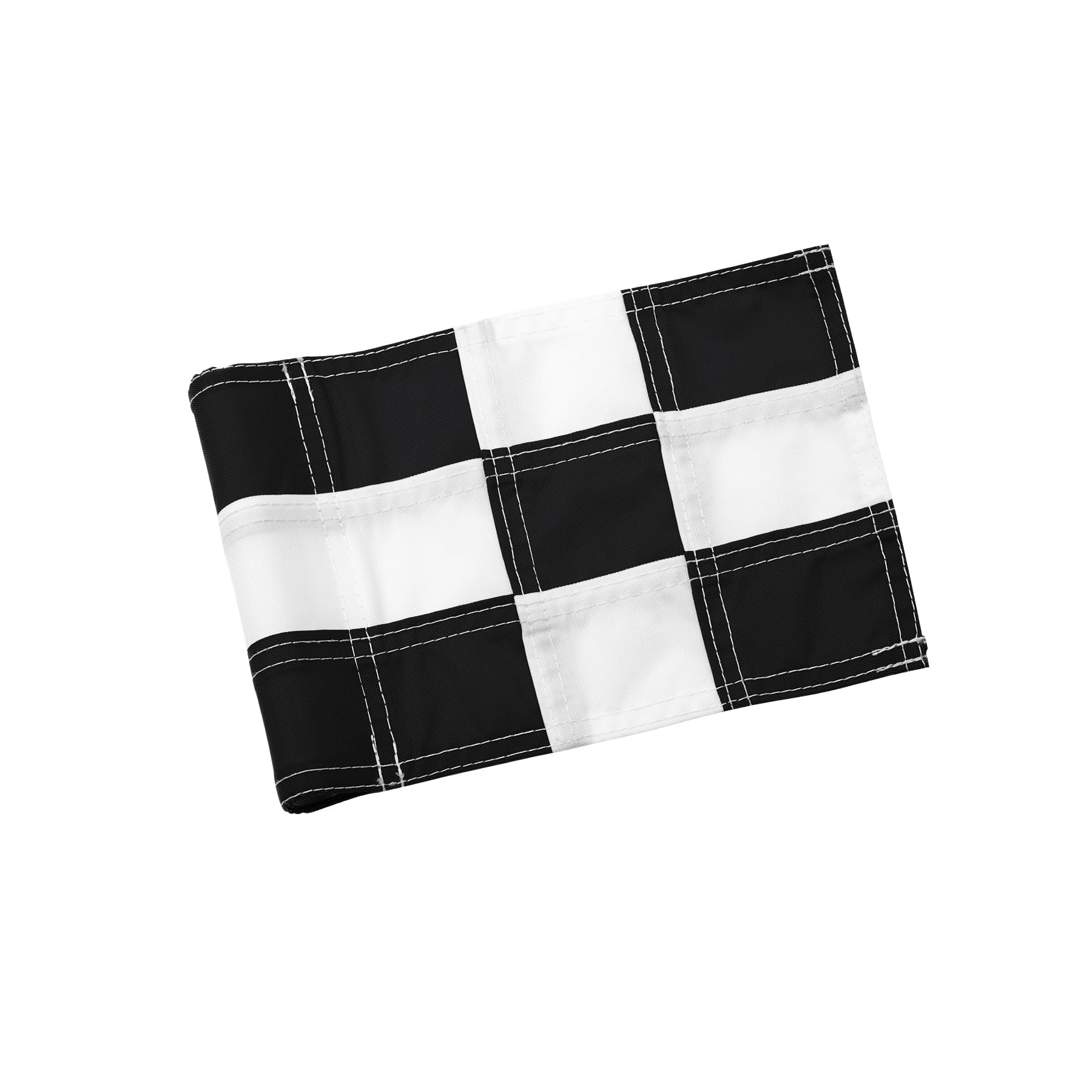 HowbushCheckered Golf Flag All 8x6 Inch – 420D Nylon, Tube Inserted – Mini Practice Putting Green Flags for Yard 1