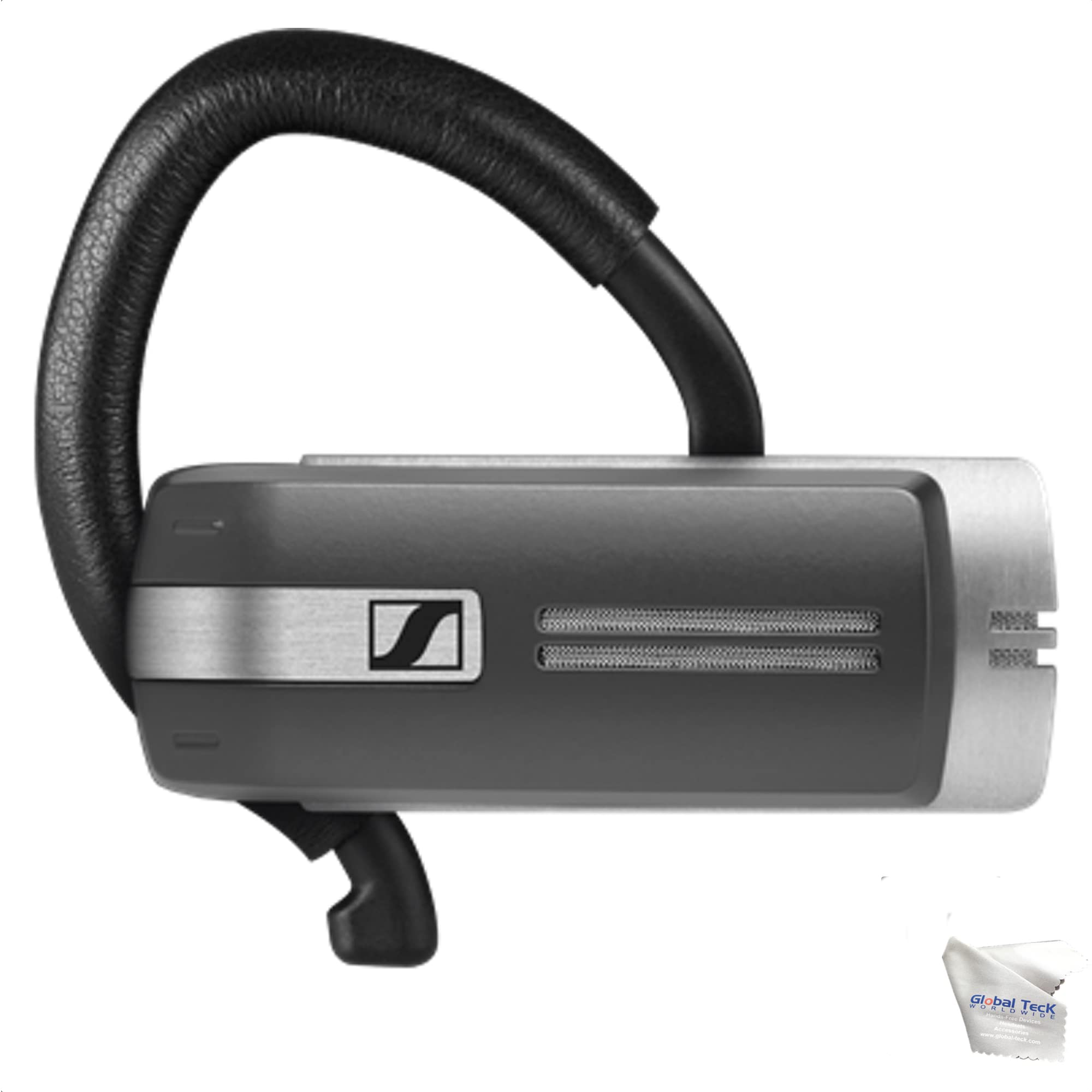 GTW Bundle of EPOS Adapt Presence Grey On-Ear Bluetooth® UC Headset with USB Dongle Optimized for UC and Skype Business and Microfiber Cloth 1