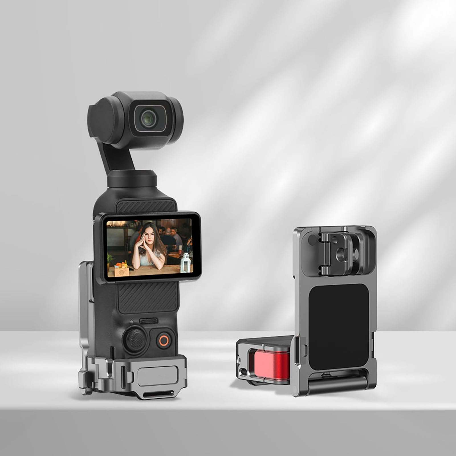 Handheld Gimbal Camera Tripod Mount Stand Bracket for DJI OSMO Pocket 3 Handheld Gimbal Camera with Magnetic Base 5