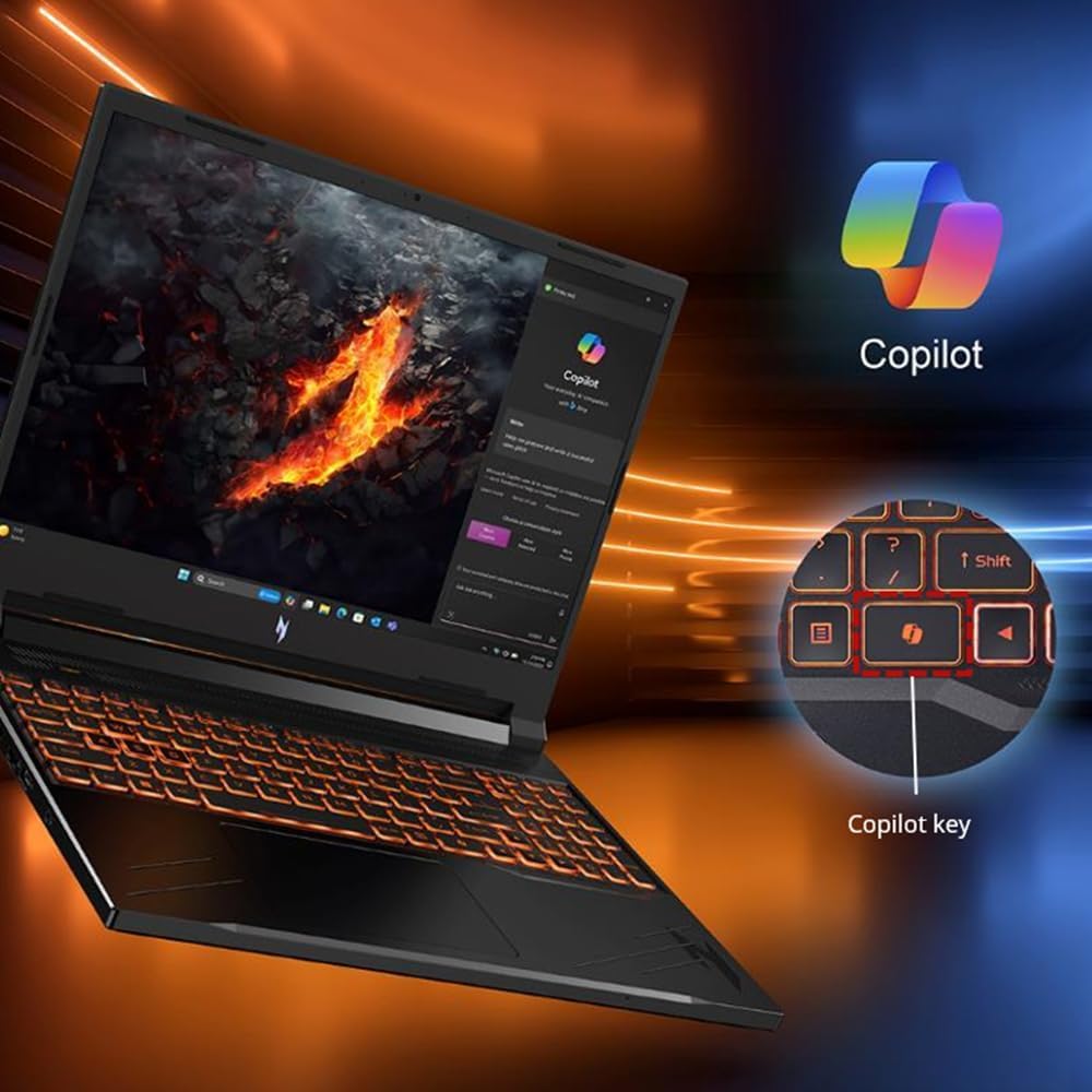 acer Nitro V 16 Gaming Laptop, AMD Ryzen 7 8845HS Octa-Core, NVIDIA GeForce RTX 4060 Laptop, 64GB DDR5 RAM, 1TB SSD, 16" WUXGA 165Hz, Wi-Fi 6E, Backlit KB, with Lifetime Office Pro & Windows 11 Pro 5