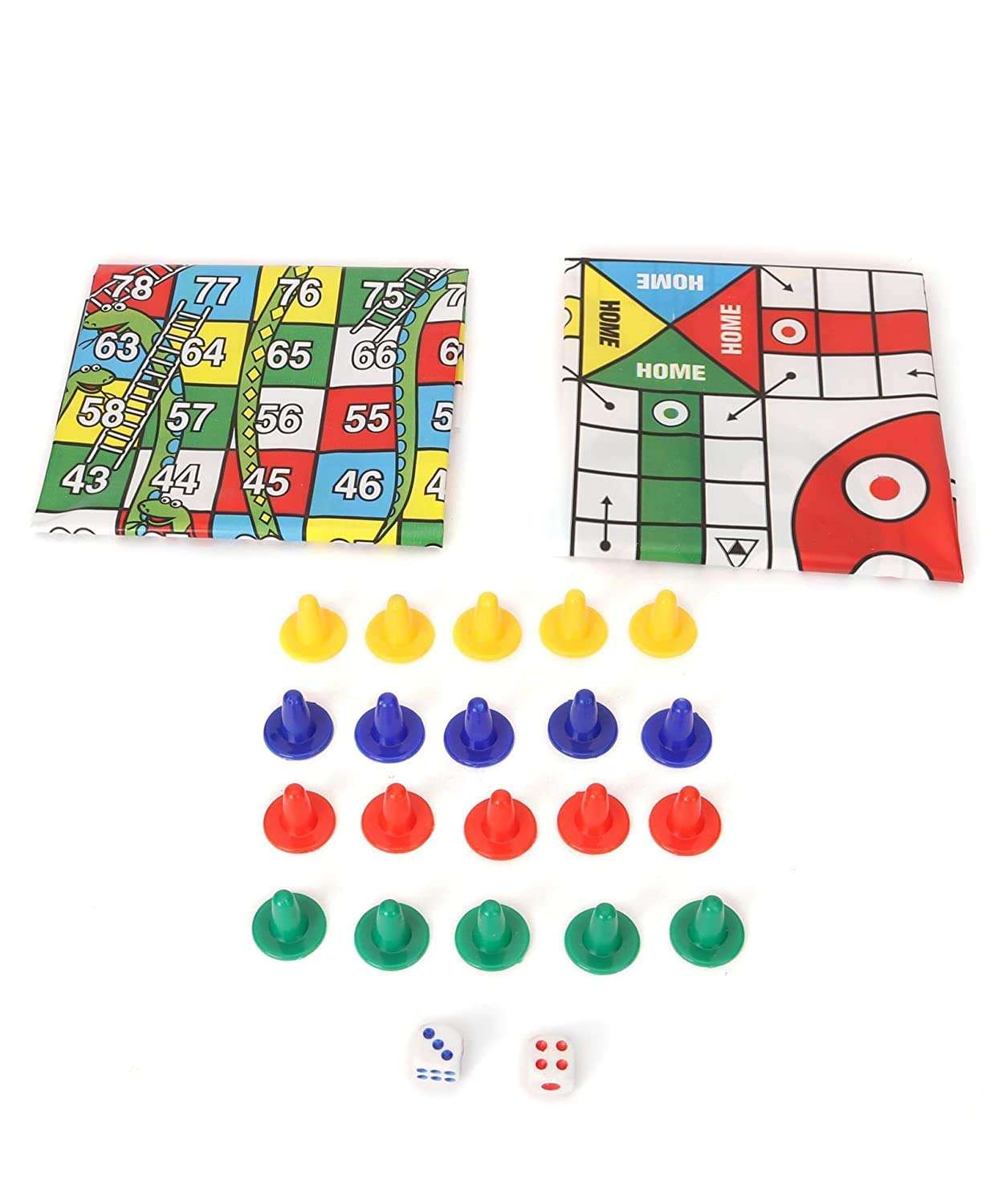 Naksh Foldable & Portable Ludo + Snakes and Ladder Game 3