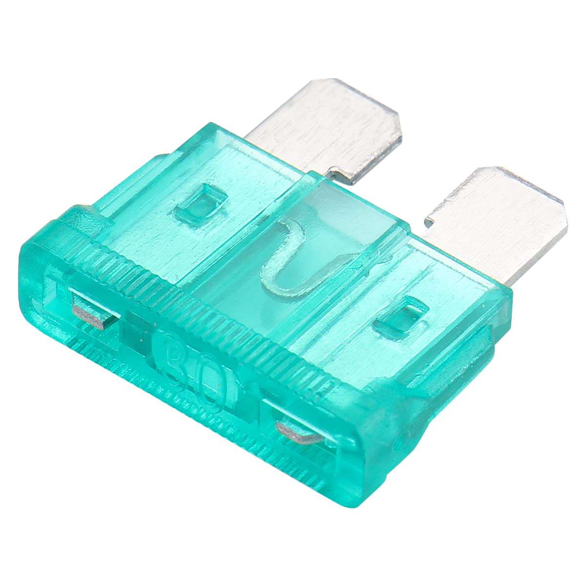 Baomain 25PCS 30 Amp Blade Fuses 30A 32V Fast-Acting Fuse for Automotive Car Truck, Short Circuit Protection Car Fuse, 30A Auto Fuses ATC/ATO (25PCS) 1