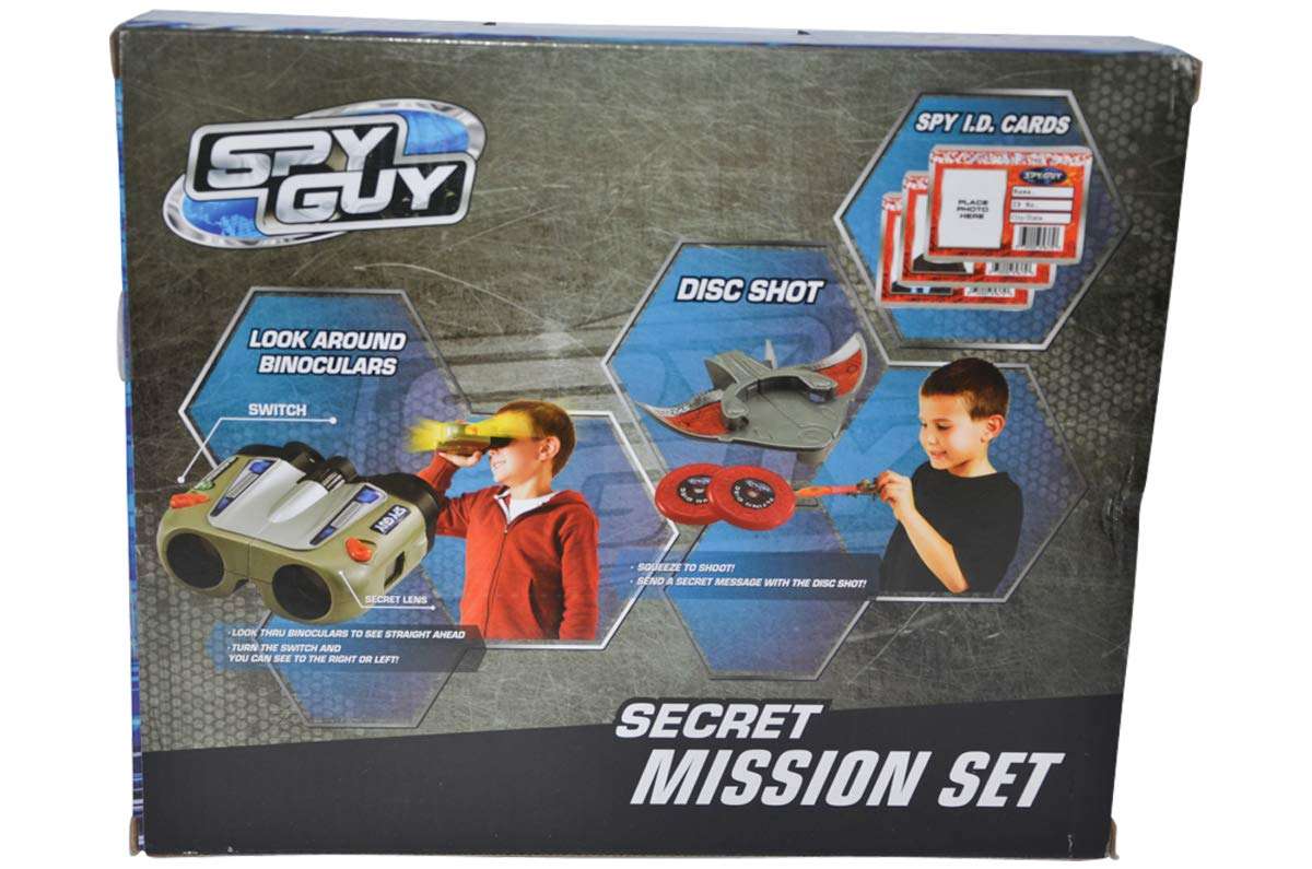 Spy Guy 10 Piece Toy Secret Mission Set with Look Around Binoculars (Binoculars) 2