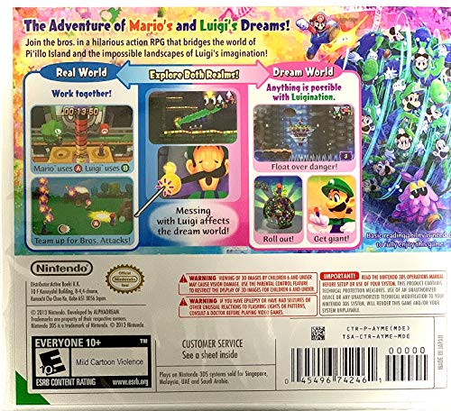 3DS Mario and Luigi: Dream Team - World Edition 2
