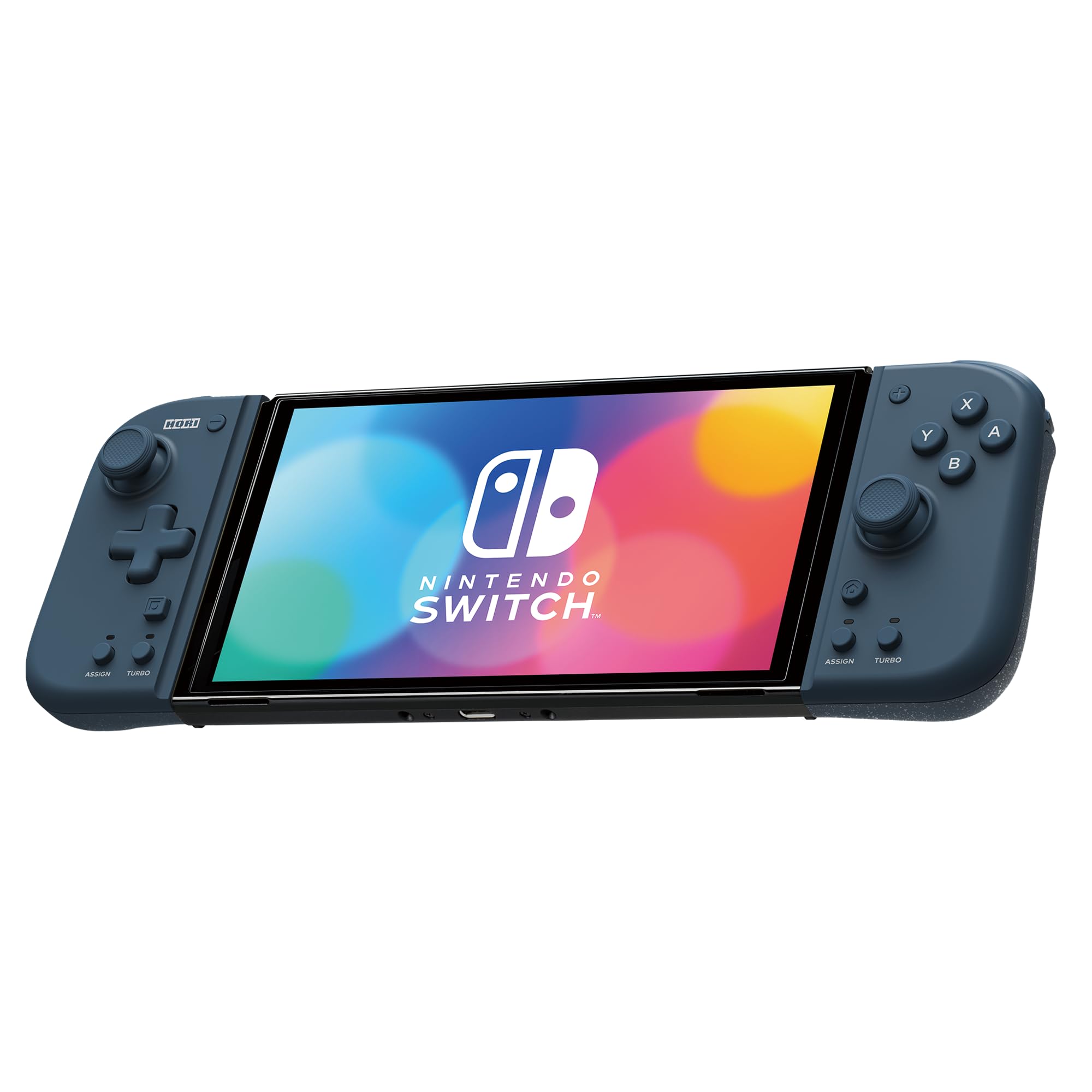 HORI Nintendo Switch Split Pad Compact (Midnight Blue) - Ergonomic Controller for Handheld Mode - Officially Licensed by Nintendo 1