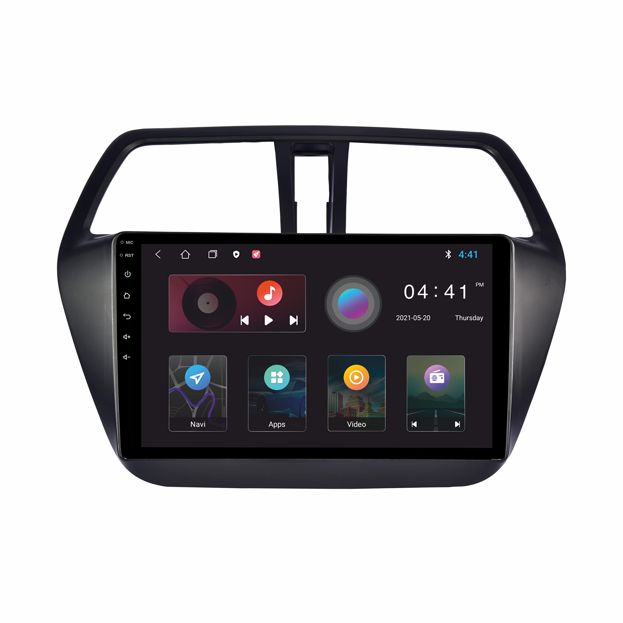 DBASE 9 Inches Newly Launch Advanced Car Radio Receiver Android 10 System for Maruti Suzuki S-Cross with 2GB/16GB RAM & ROM with Apple Carplay and Android Auto 1