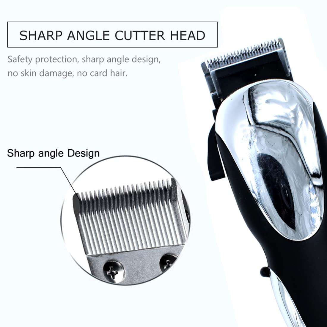 QGS KMEY Corded Electric Waterproof Professional Barbar approved Hair Clipper Beard Mustache Trimmer Powerful 9W Shaver Cutter Cleaner Electric Razor for Men Multicolor (3 Year Warranty) 1026 6