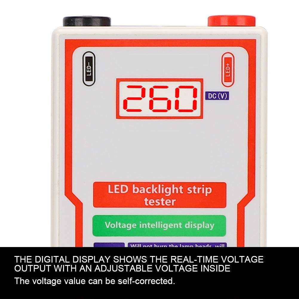 LED Tester, Free of Dismantling LED Light and LCD TV Backlight Tester, Voltage Test 0-300V Adaptive Voltage, No Electric Shock, for LCD TVs and Monitors(US) 3