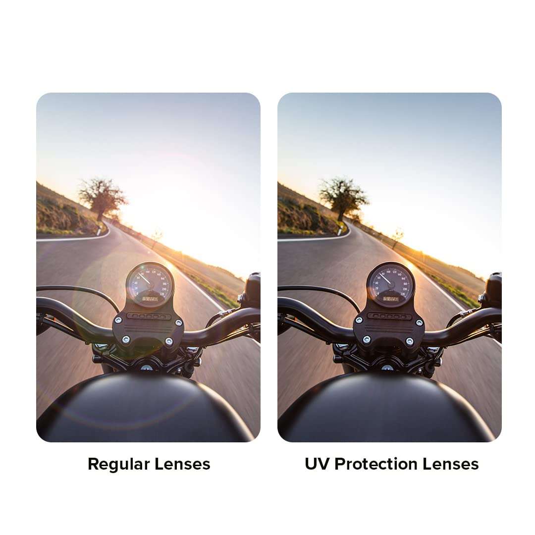 Intellilens Cat Eye Sunglasses For Women|UV Protected Goggles for Women (Black & Grey) (64-22-148) 4