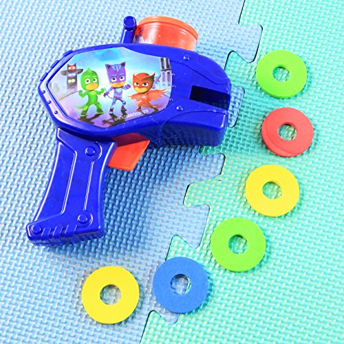 PJ Masks PJMASKS Foam Disc Launcher, Blue, Red, Yellow, Green, Medium 6