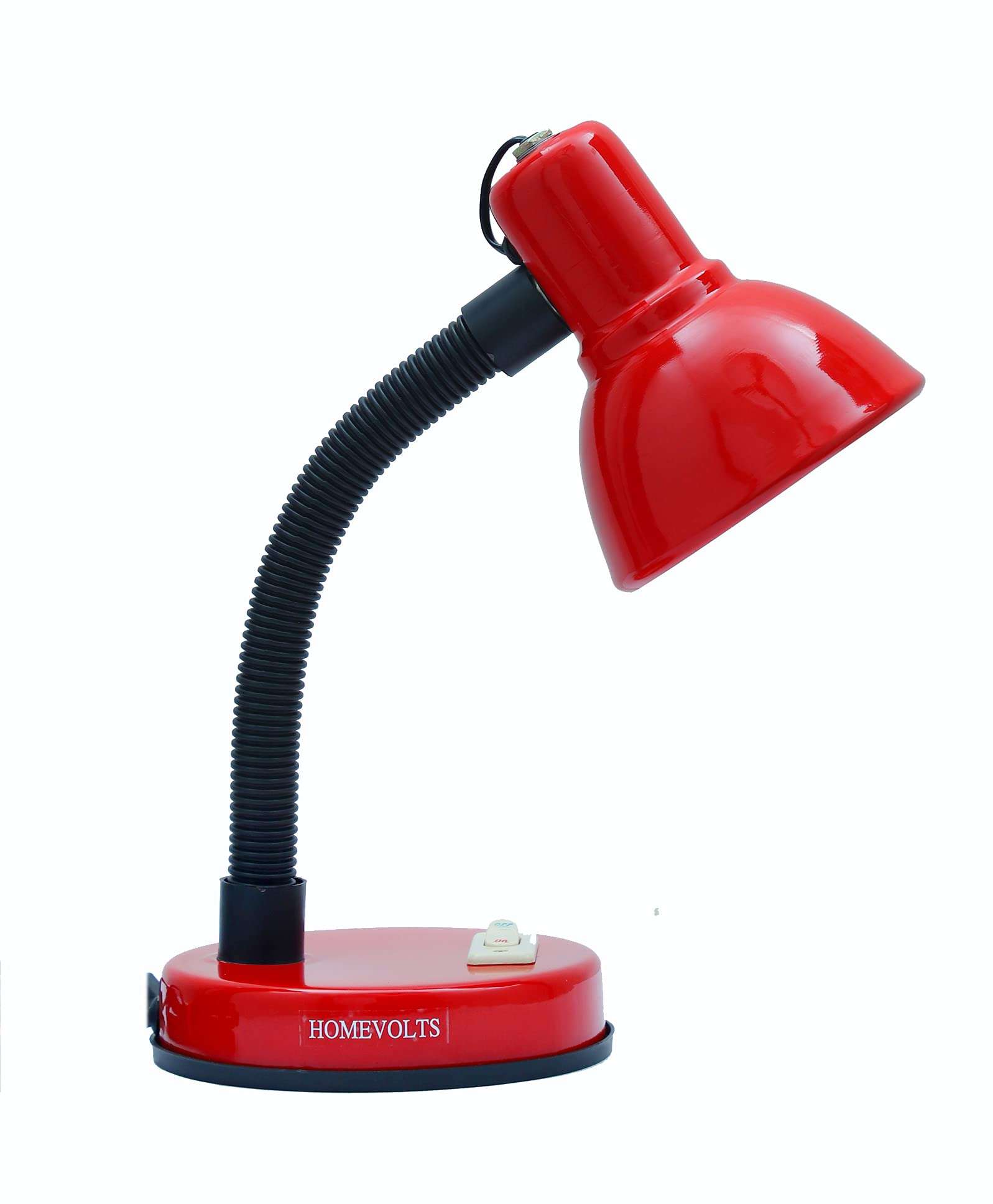 HOMEVOLTS Reading and Studying Desk Table Lamp (Red) 5
