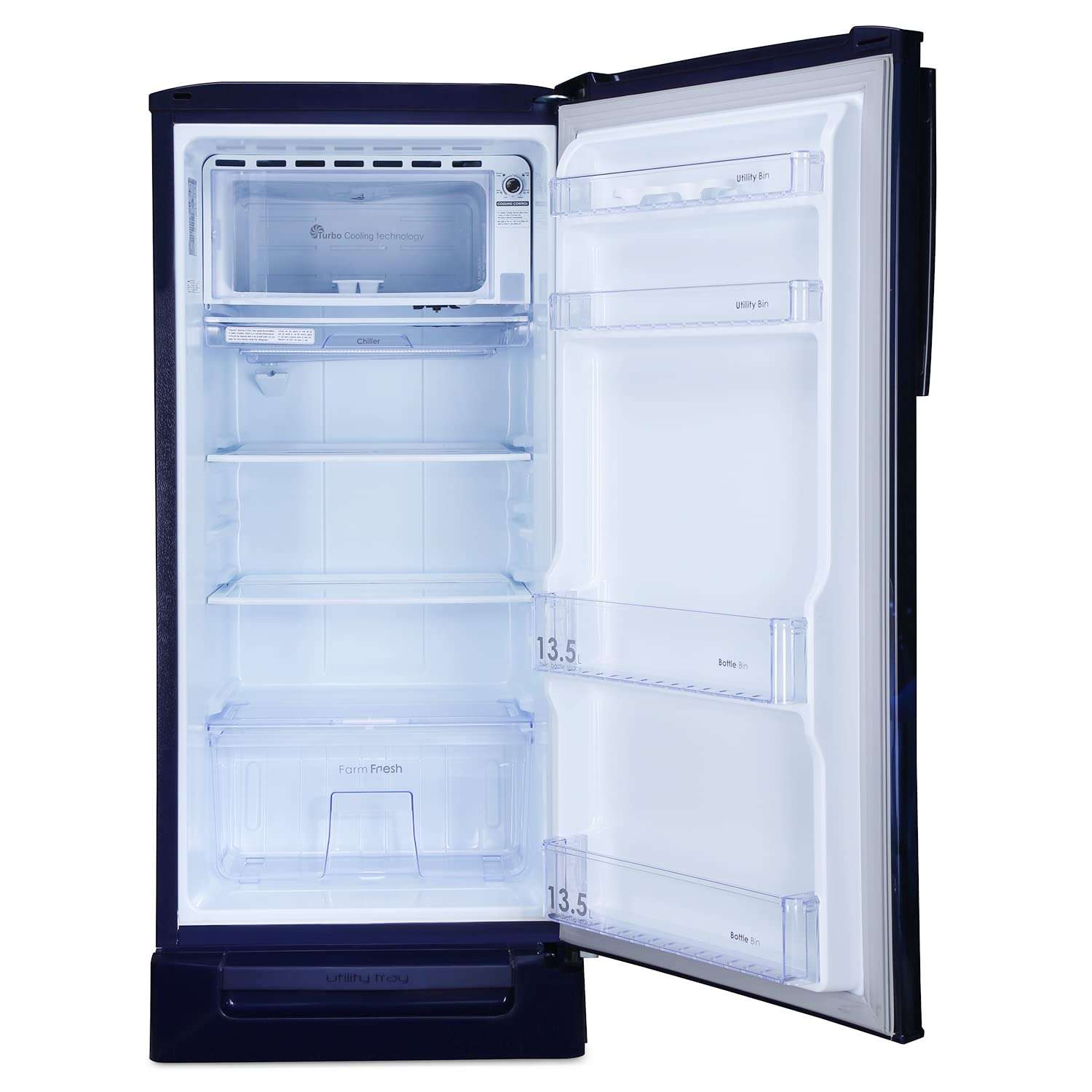 Godrej Edge 192 L 2 Star Direct Cool Single Door Refrigerator Appliance (RD EDGENEO 207B 23 TDF BH BL, Blush Blue, Turbo Cooling Technology, 2022 Model) 5