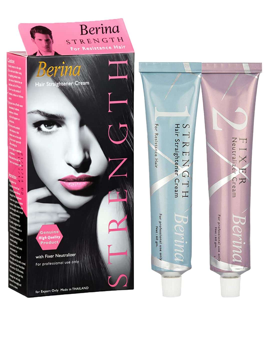 Berina Hair Straightener Cream Professional Salon Hair Straightener with Neutralising Cream | Suitable for All Hair Types | for Both Men & Women (Berina Hair Straightener Cream, 110gm Pack of 3) 4