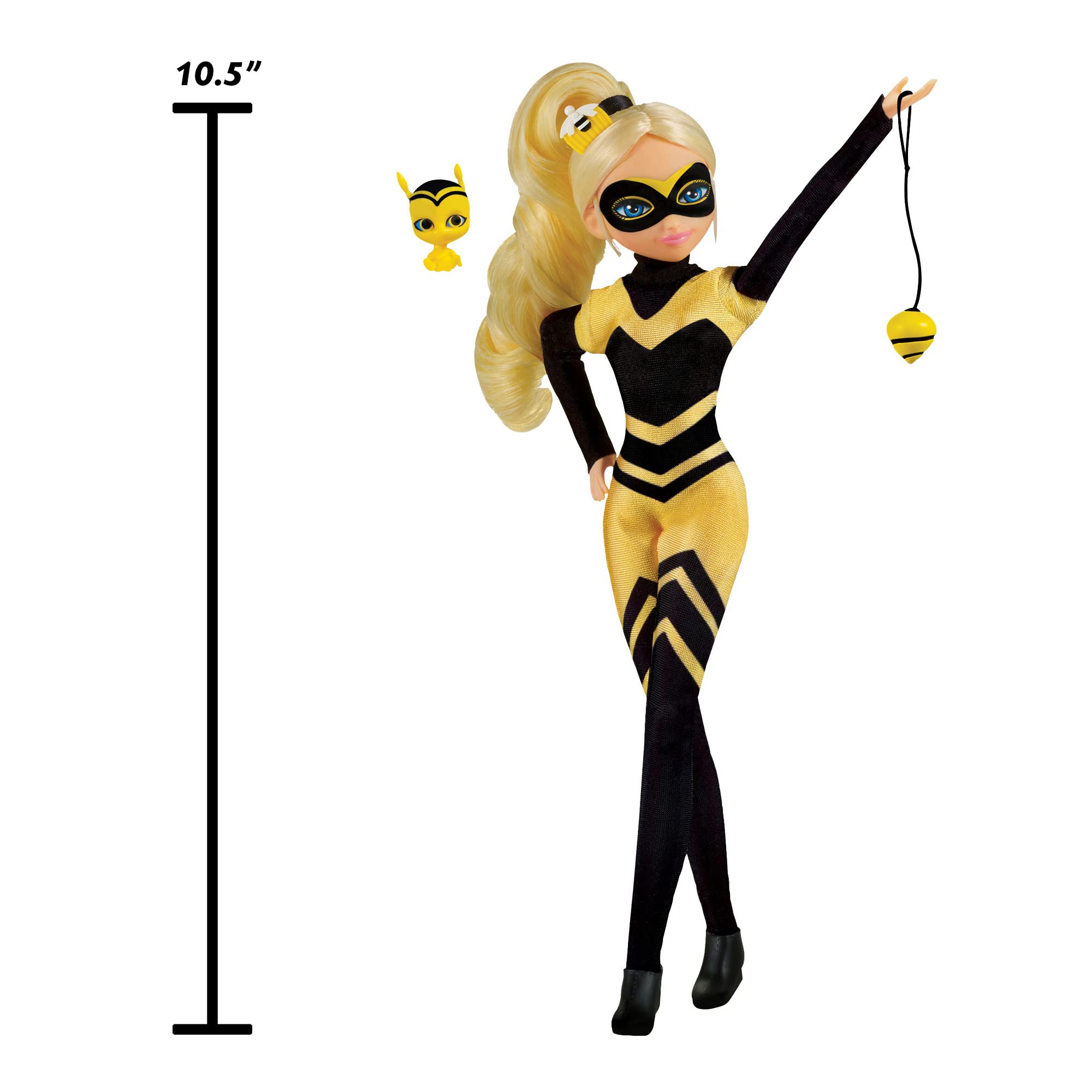 Miraculous Ladybug Queen Bee 10.5" Fashion Doll with Accessories and Pollen Kwami by Playmates Toys 3